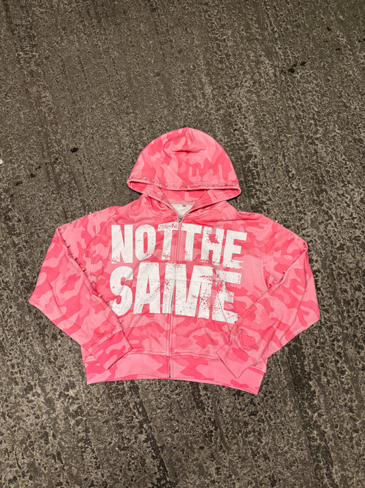 "Pink Camo" Zip-up