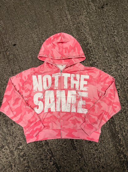 "Pink Camo" Zip-up