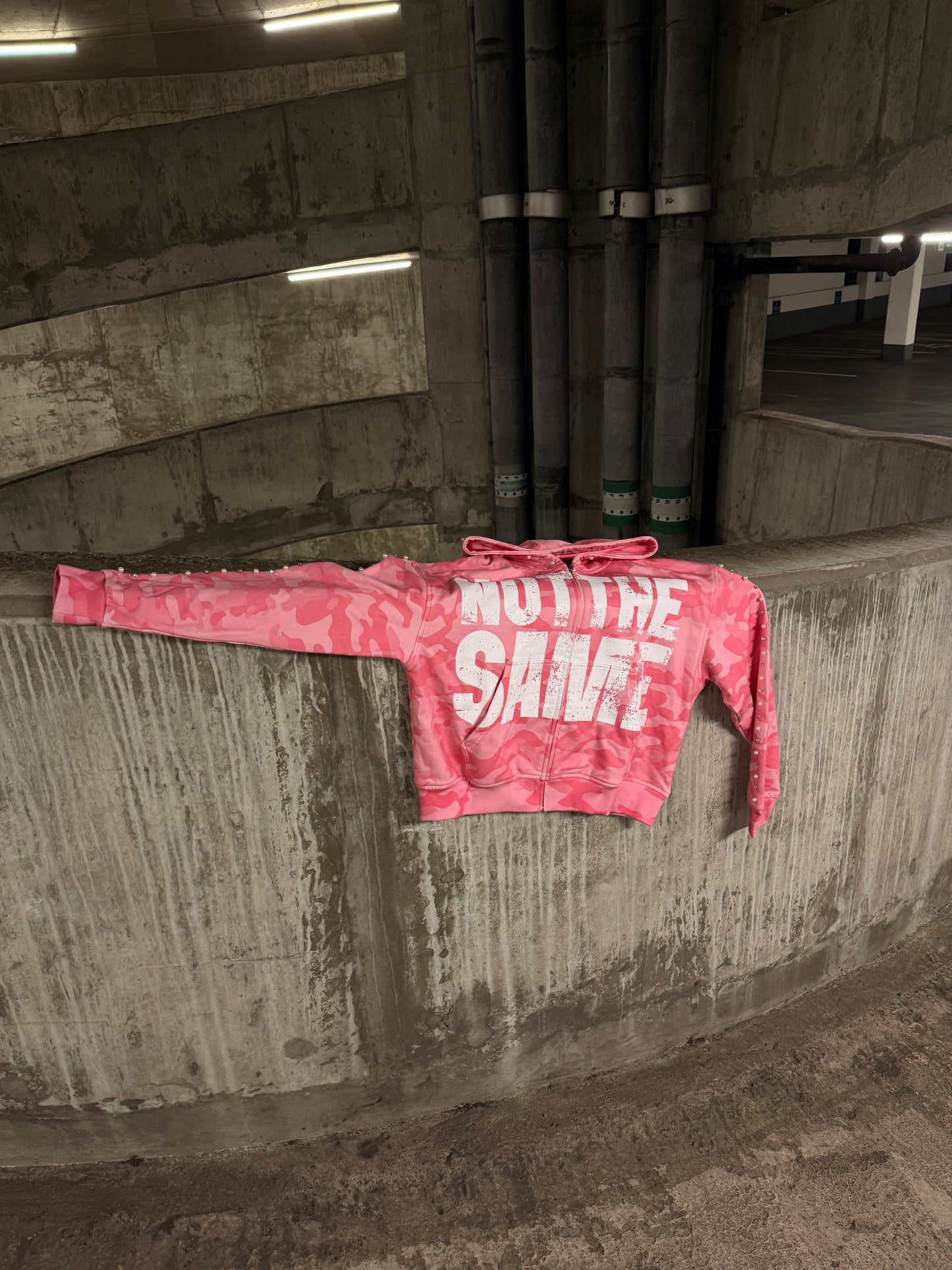 "Pink Camo" Zip-up