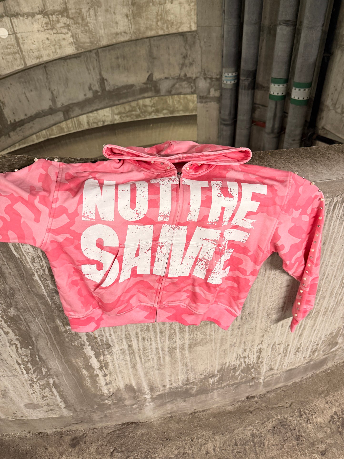 "Pink Camo" Zip-up
