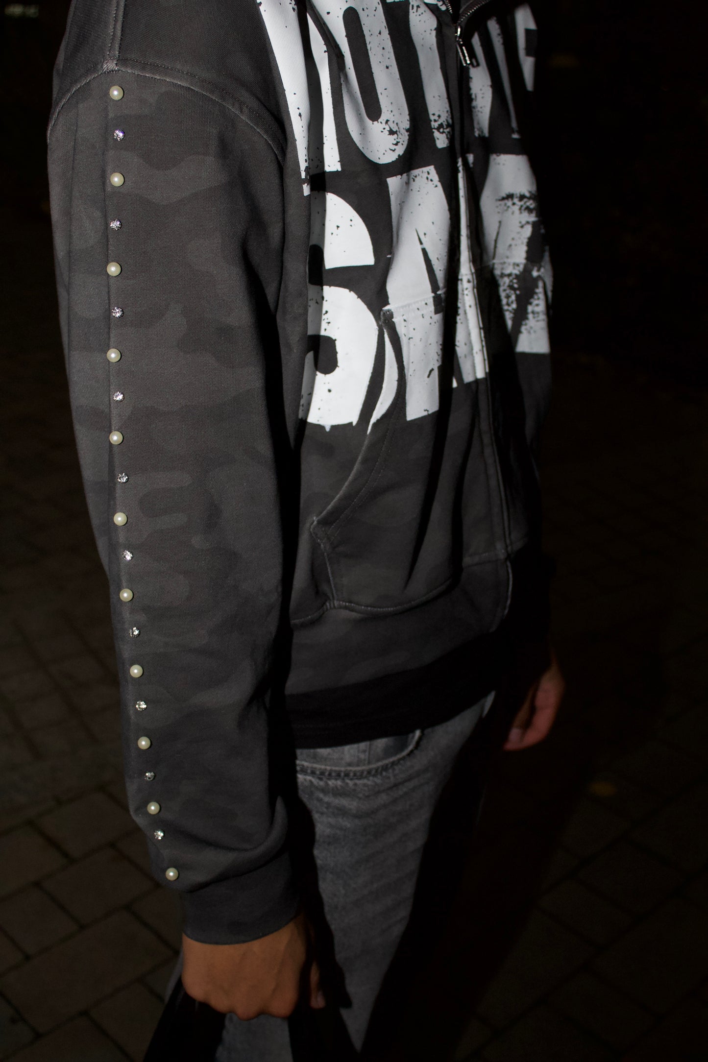 "Black Camo" Zip-up