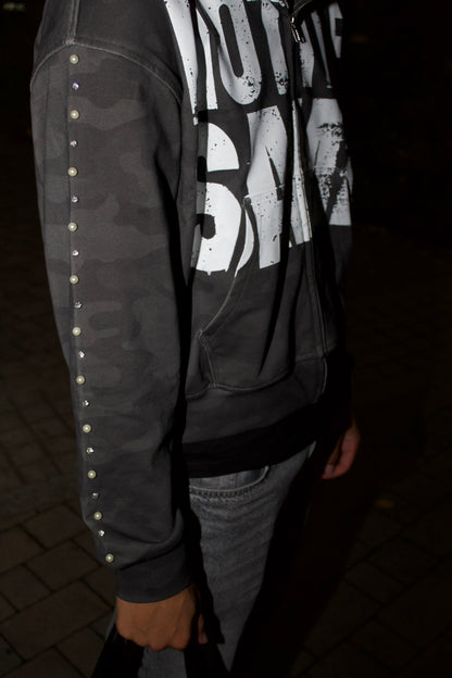 "Black Camo" Zip-up
