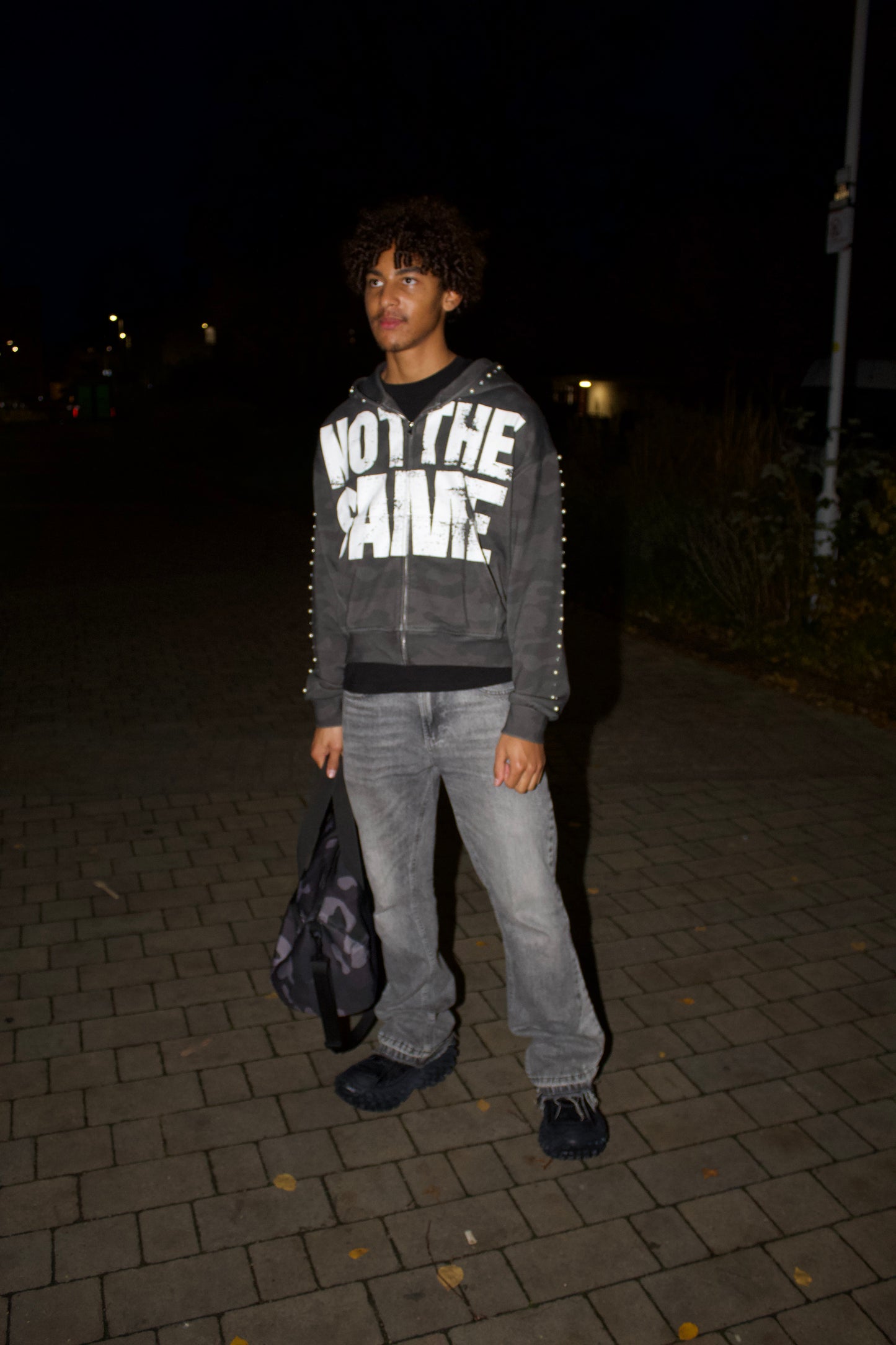 "Black Camo" Zip-up